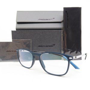 McLaren MLOP 98O03 C03 53mm Blue/Silver/Black Men's New Eyeglasses.